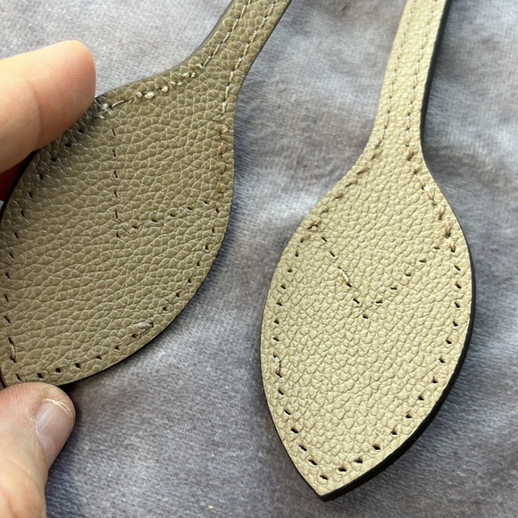 Authentic Louis Vuitton Neverfull Taupe Gray Replacement Straps Handles 24” t25 - Picture 3 of 8